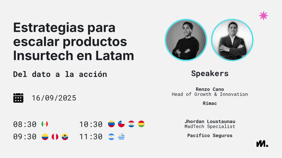 Webinar «Estrategias para escalar productos Insurtech en Latam»